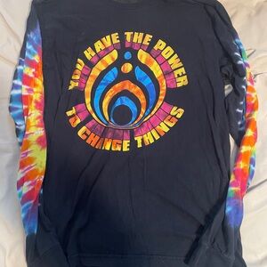 Colorful Tie-Dye Long Sleeve Shirt